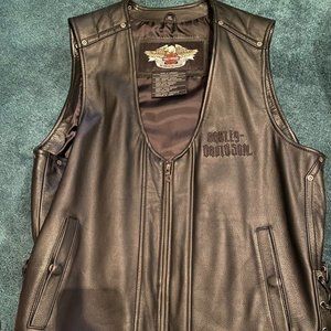 Harley Davidson Leather Vest